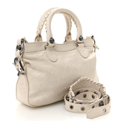Balenciaga Agneau Arena Neo Cagole Medium Handbag White 3 of 9