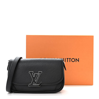 Louis Vuitton Epi Buci Crossbody Black 10 of 10