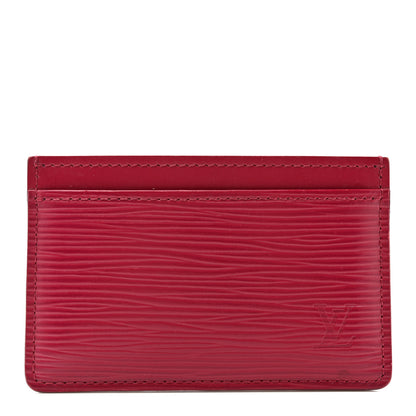 Louis Vuitton Epi Card Holder Fuchsia 1 of 9