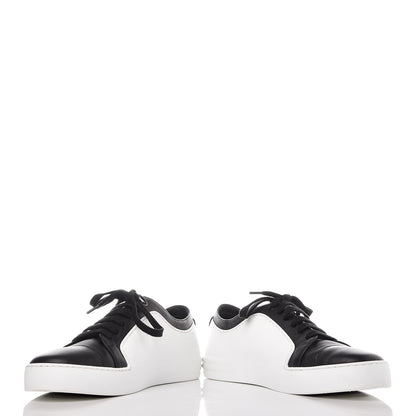 Chanel Calfskin Gum Womens CC Sneakers 41 Black White 7 of 14