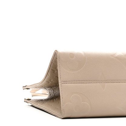 Louis Vuitton Empreinte Monogram Giant Onthego MM Tourterelle 8 of 9