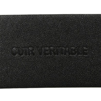Chanel Lambskin Chain Square Buckle Belt 90 36 Black 7 of 8