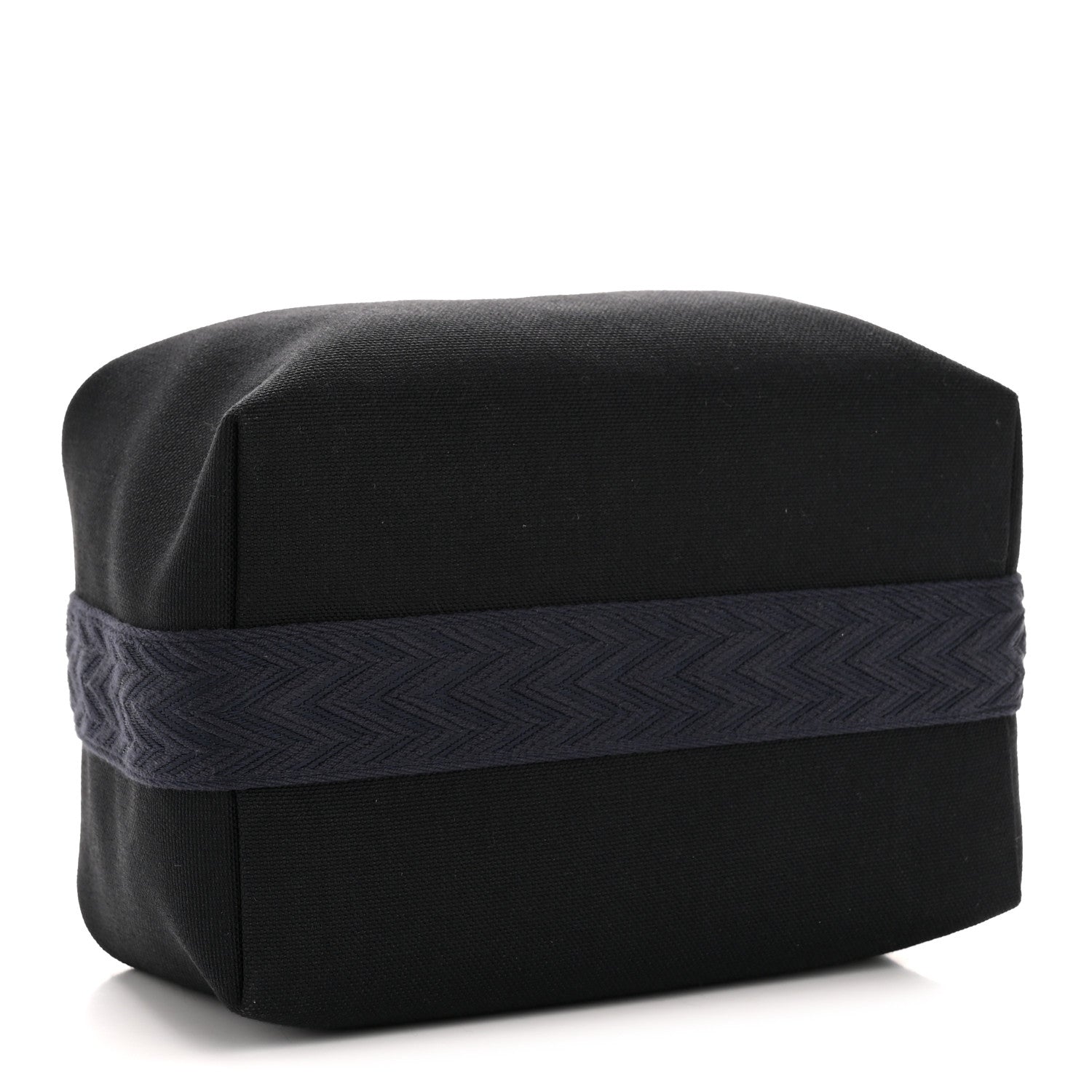 Hermes Canvas Large Bride-A-Brac Pouch Bleu Nuit 4 of 7