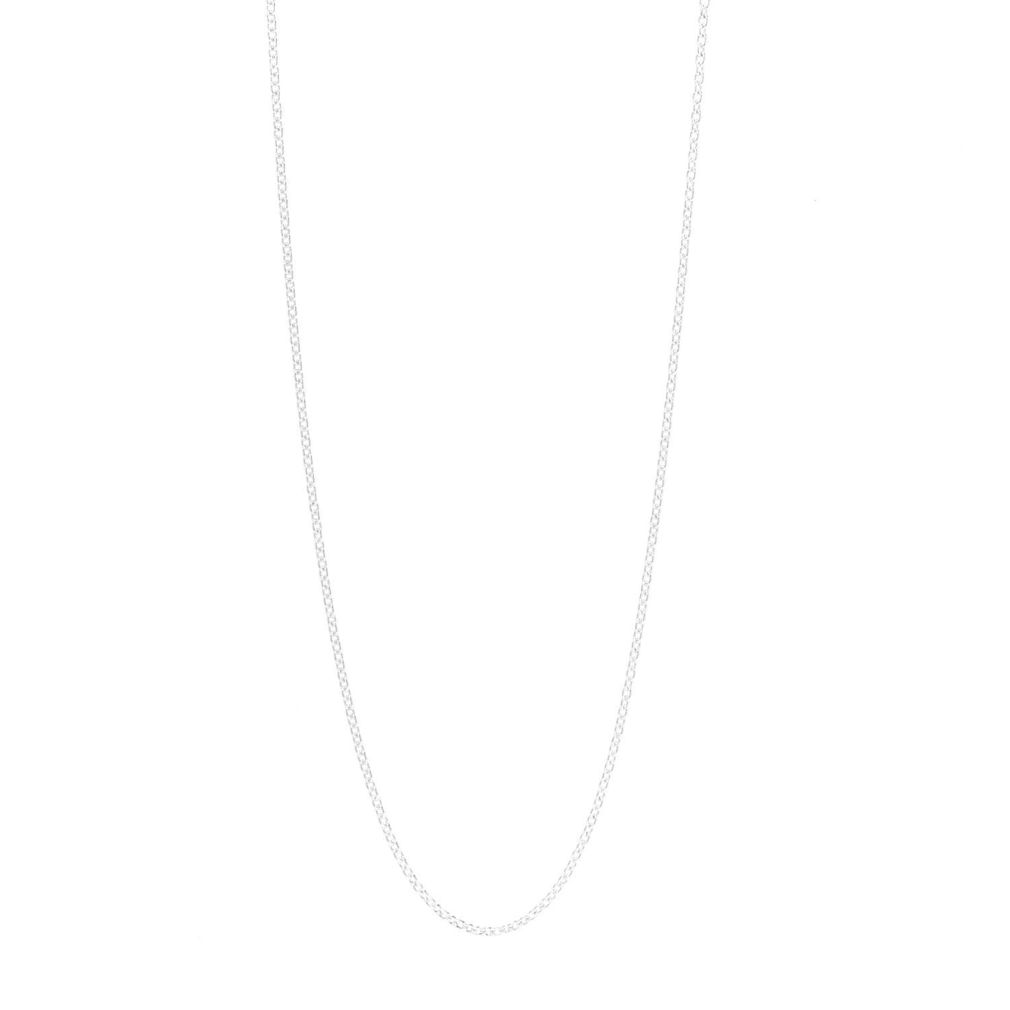 Sterling Silver Chain Necklace 24"