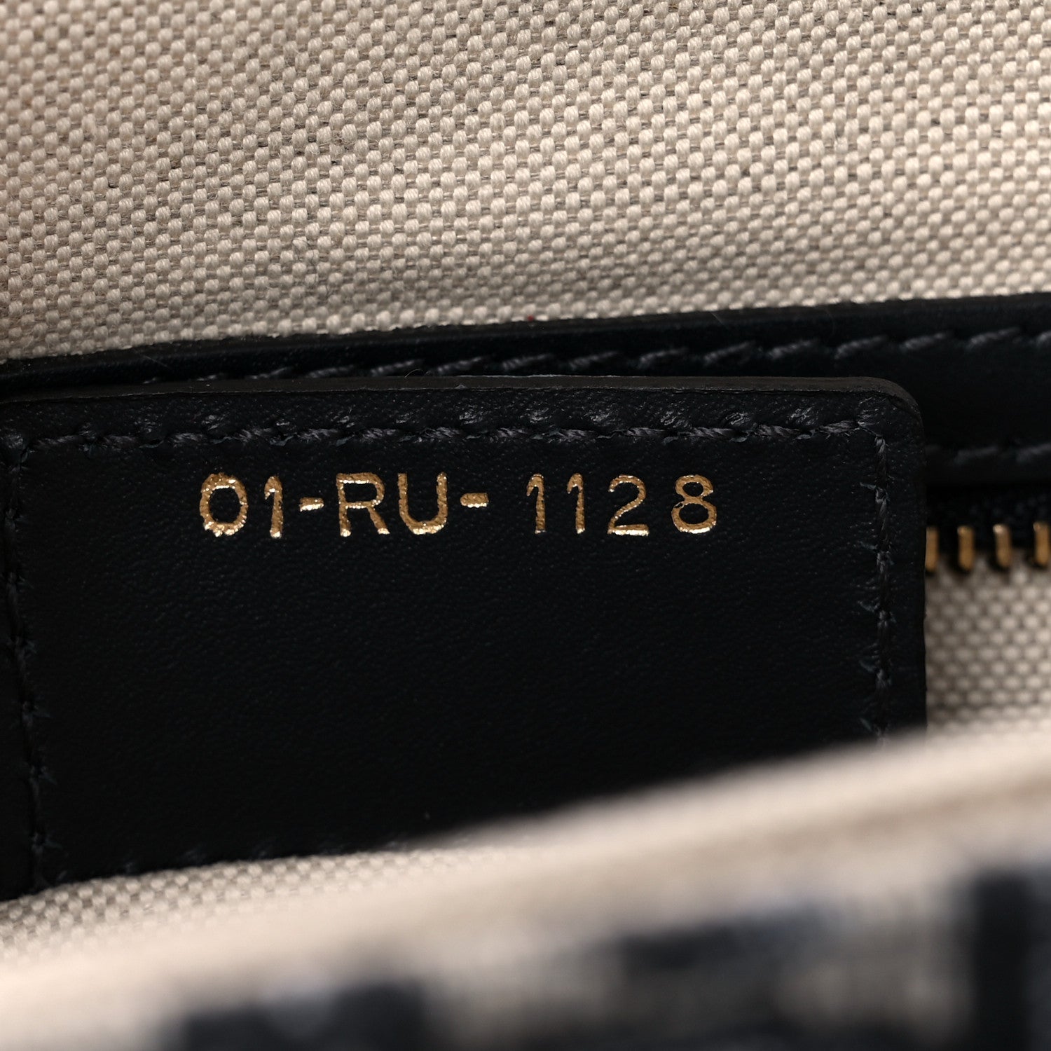 Christian Dior Oblique Flap Bag Navy Blue 7 of 12