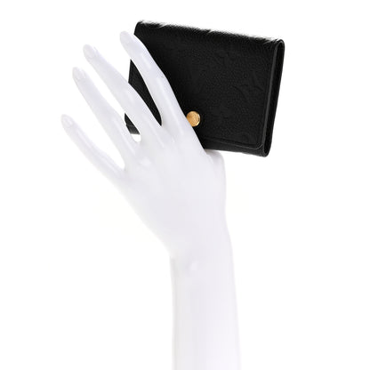 Louis Vuitton Empreinte Business Card Holder Black 2 of 10