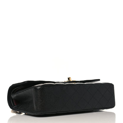 Chanel Caviar Quilted Medium Double Flap Black 4 of 9