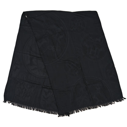 Hermes Cashmere Silk New Libris Stole Black 2 of 3