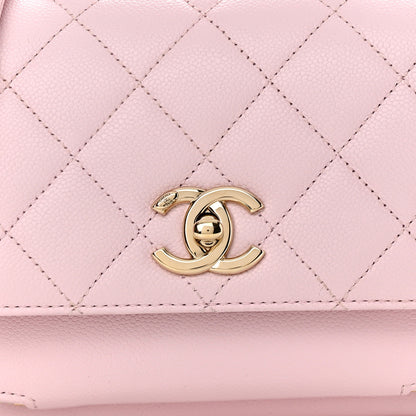 Chanel Caviar Quilted Small Business Affinity Flap Light Pink 9 of 12