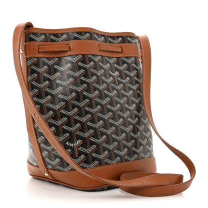 Goyard Goyardine Petit Flot Bucket Bag PM Black Gold 3 of 14