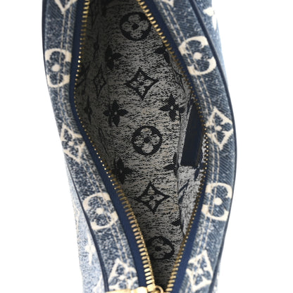 Louis Vuitton Monogram Jacquard Denim Loop Bleu 5 of 9