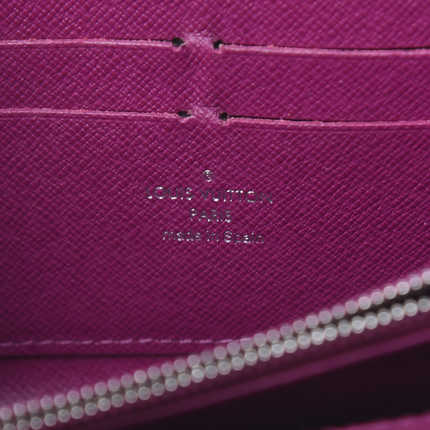 Louis Vuitton Epi Zippy Wallet Cassis 6 of 8