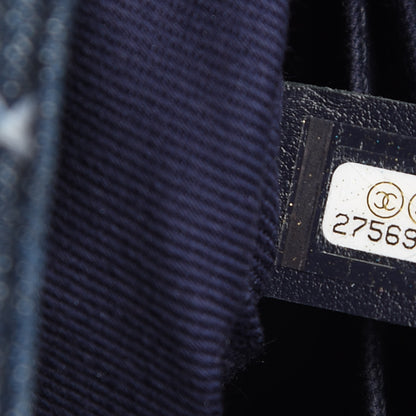 Chanel Denim Quilted Mini Coco Handle Flap Blue 5 of 9