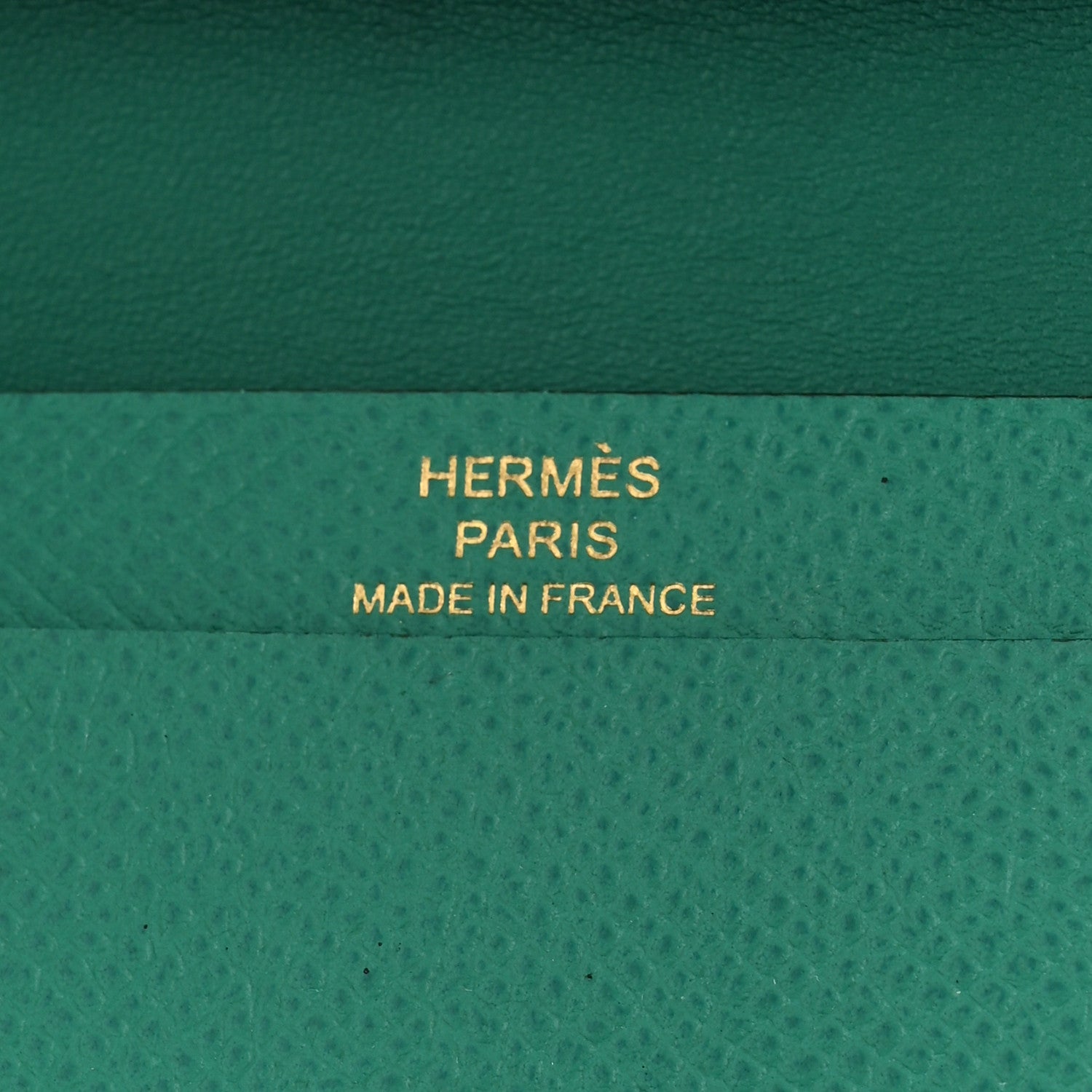Hermes Epsom Bearn Card Holder Wallet Vert Jade 6 of 9