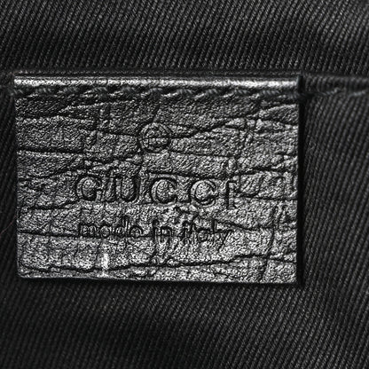 Gucci Monogram Horsebit Chain Clutch Black 6 of 10