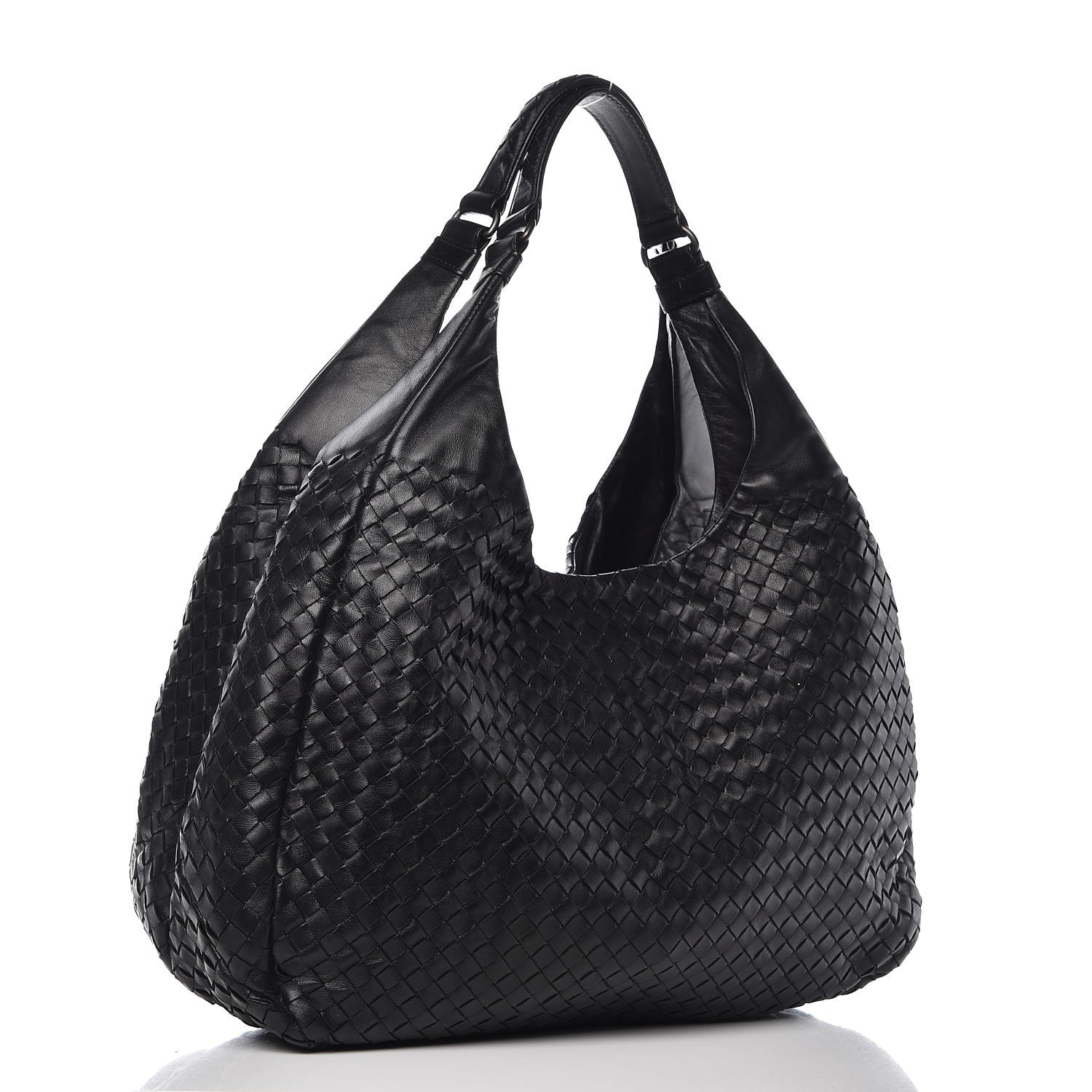 Bottega Veneta Nappa Intrecciato Large Campana Black 3 of 13