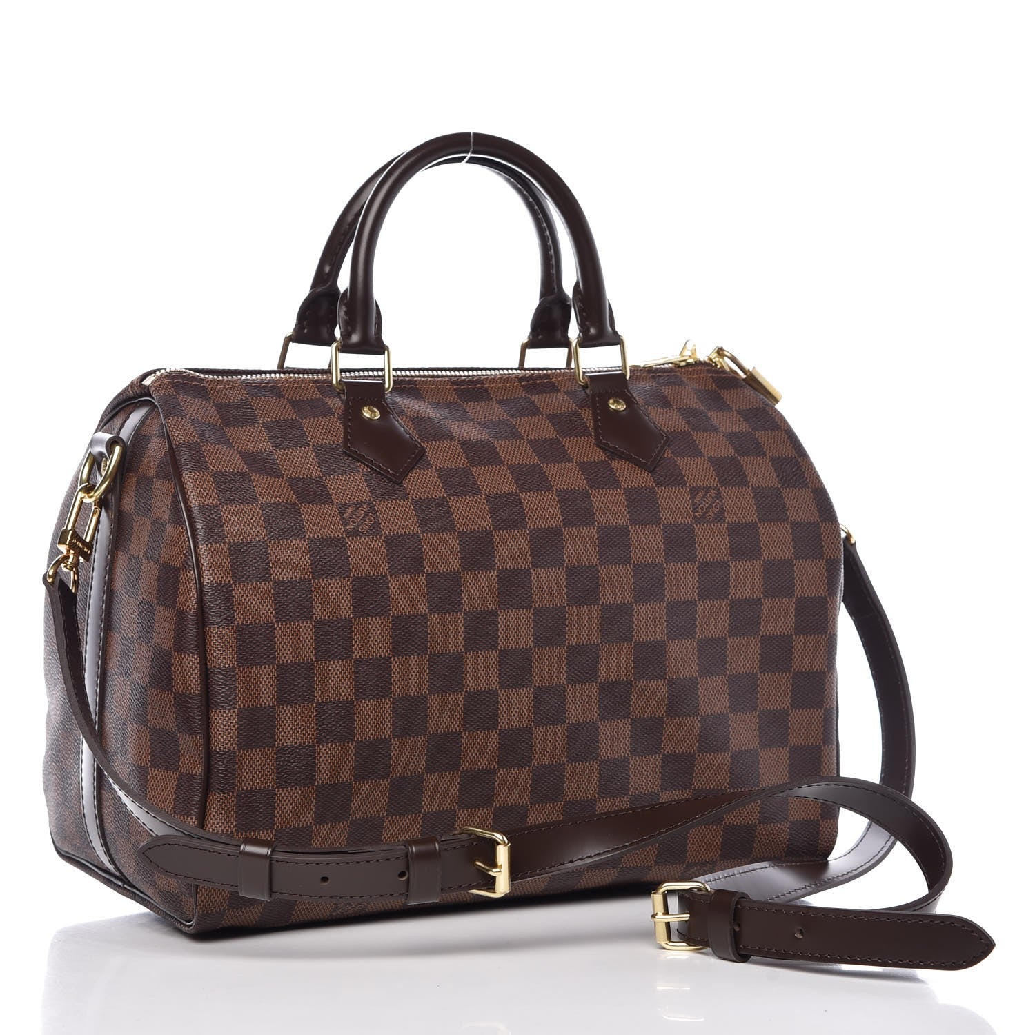 Louis Vuitton Damier Ebene Speedy Bandouliere 30 4 of 8