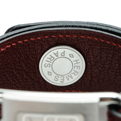 Hermes Stainless Steel Chevre Mysore 31mm Belt Quartz Watch Rouge H 7 of 8