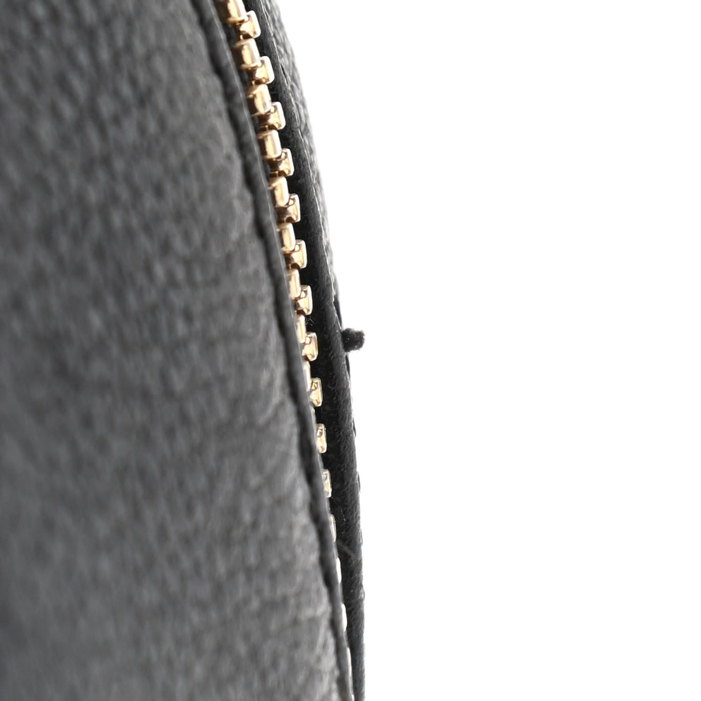 Grained Calfskin Studded Boston Bag Black