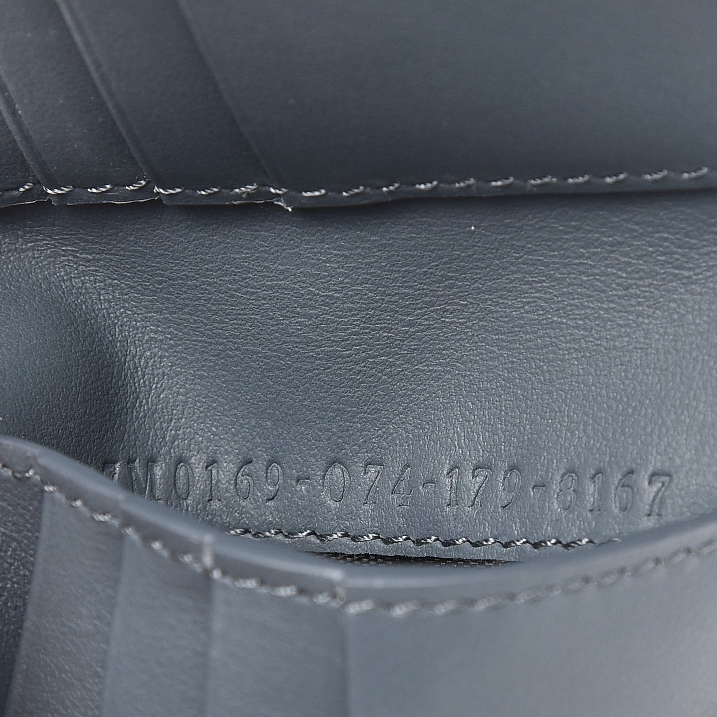 Calfskin Metal Monster Eyes Bi-Fold Wallet Tempesta