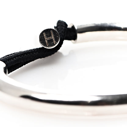 Hermes Sterling Silver Fregate Bracelet SM Black 3 of 4