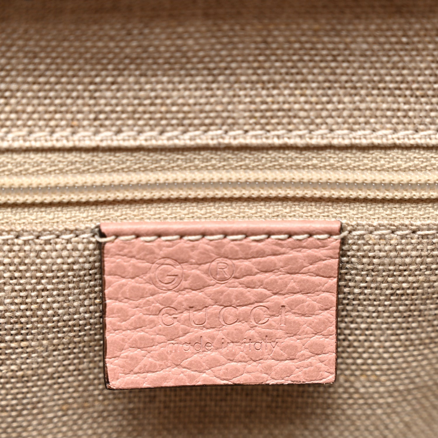 Gucci Dollar Calfskin Medium Interlocking G Top Handle Shoulder Bag Soft Pink 6 of 11