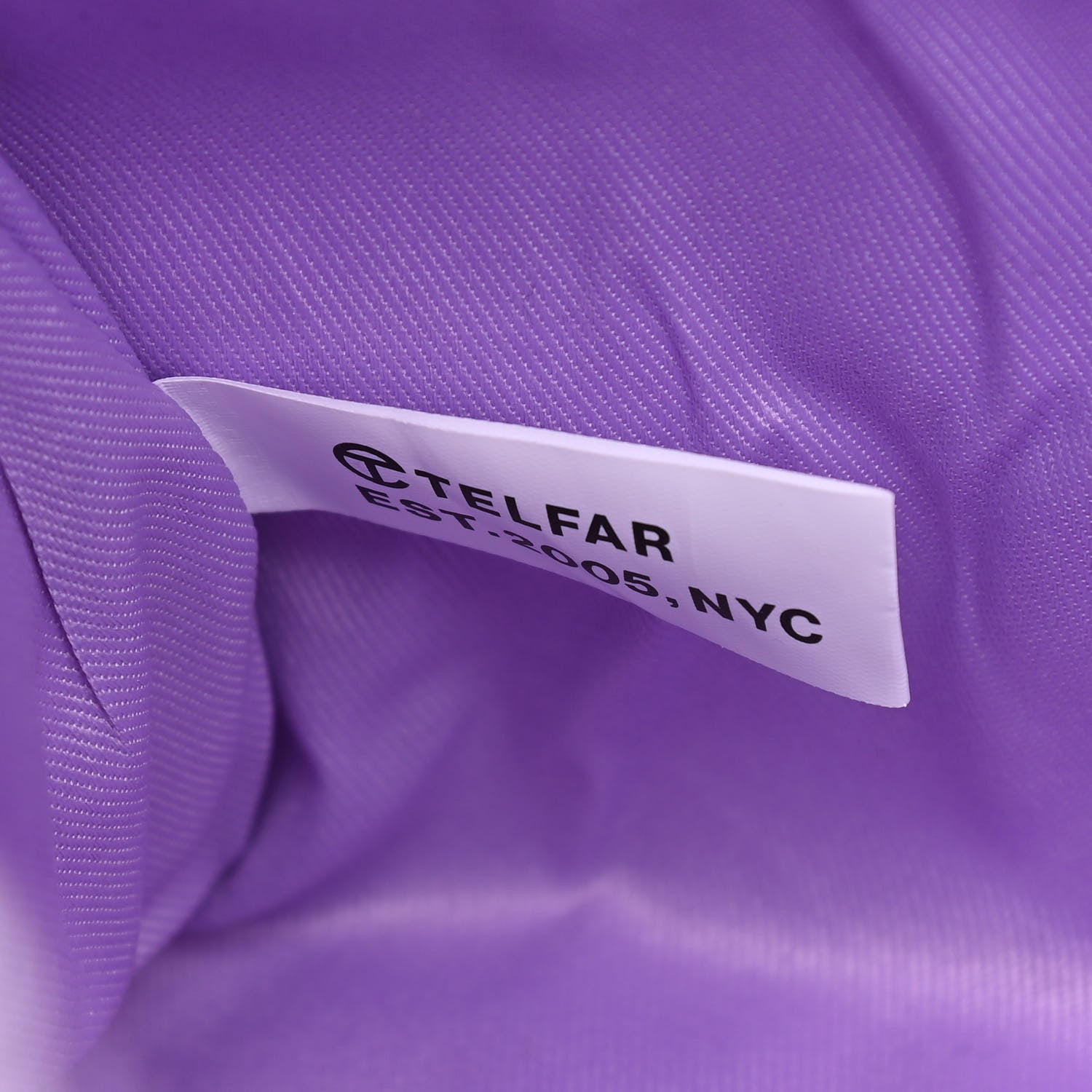 Telfar Vegan Leather Medium Shopping Bag Lavender 9 of 10
