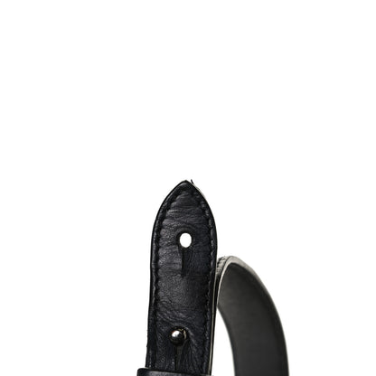Christian Louboutin Metallic Sheepskin Spikes Lucky L Convertible Backpack Black 16 of 18