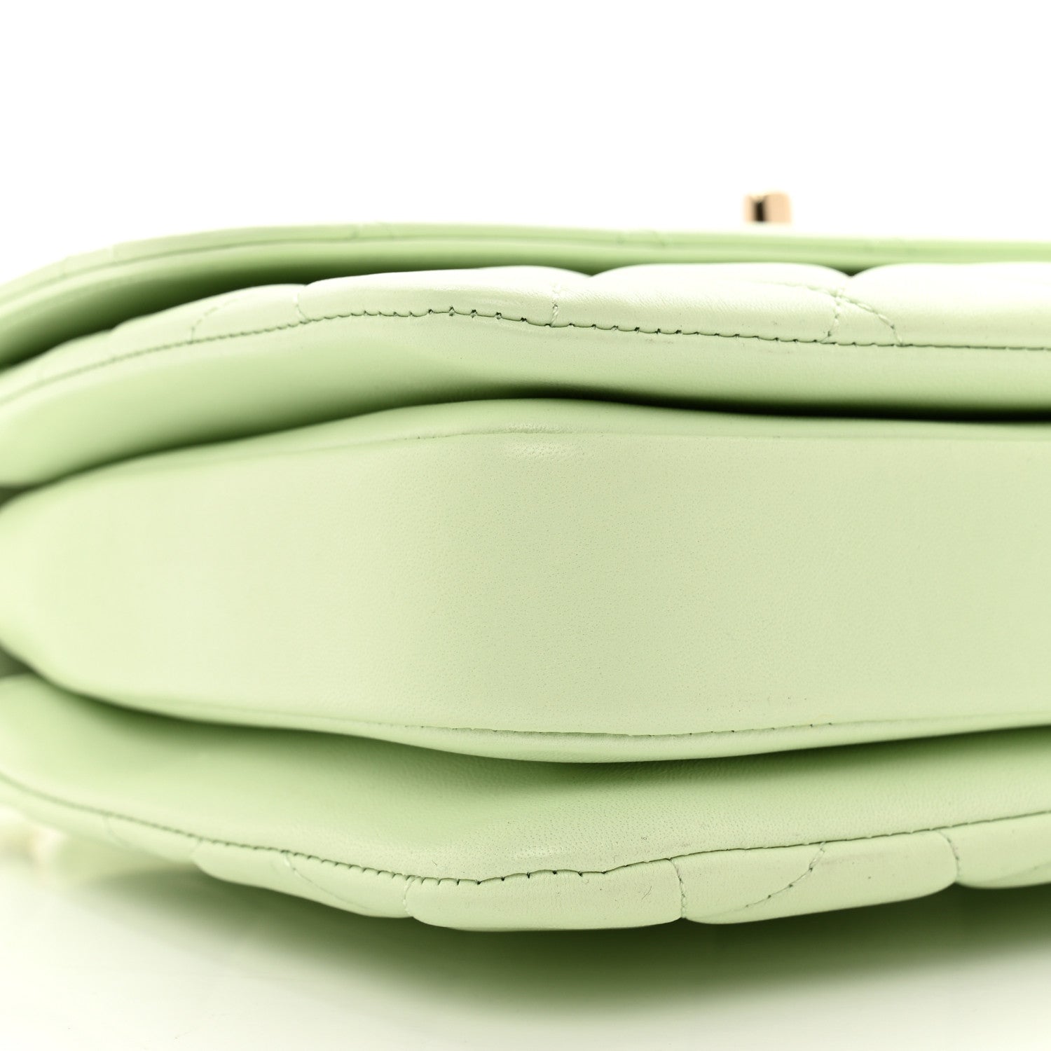 Chanel Lambskin Quilted Small Trendy CC Flap Dual Handle Bag Light Green 9 of 10