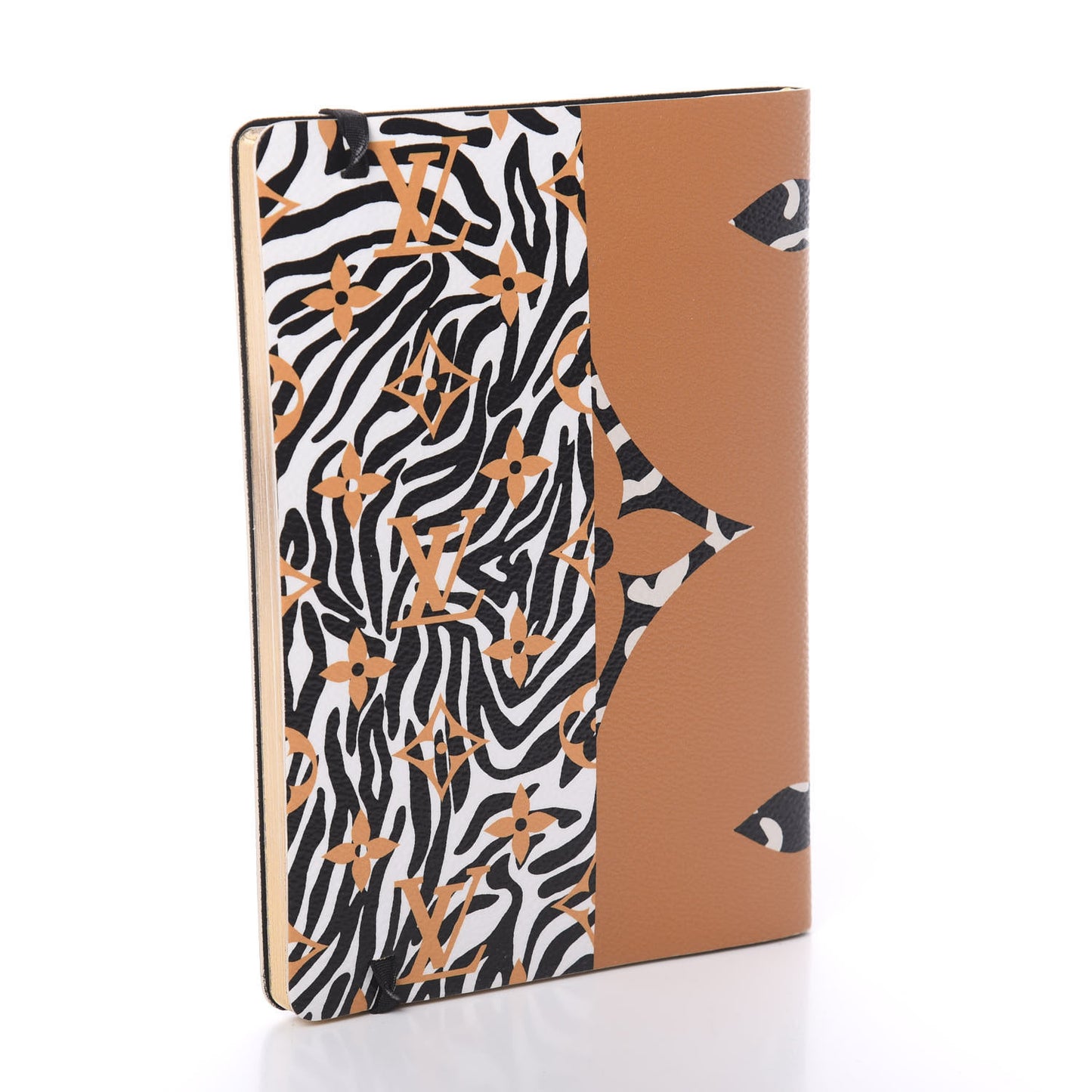 Monogram Giant Jungle Clemence Notebook MM Caramel