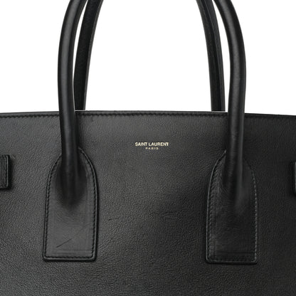 Saint Laurent Calfskin Large Sac De Jour Carryall Black 9 of 14