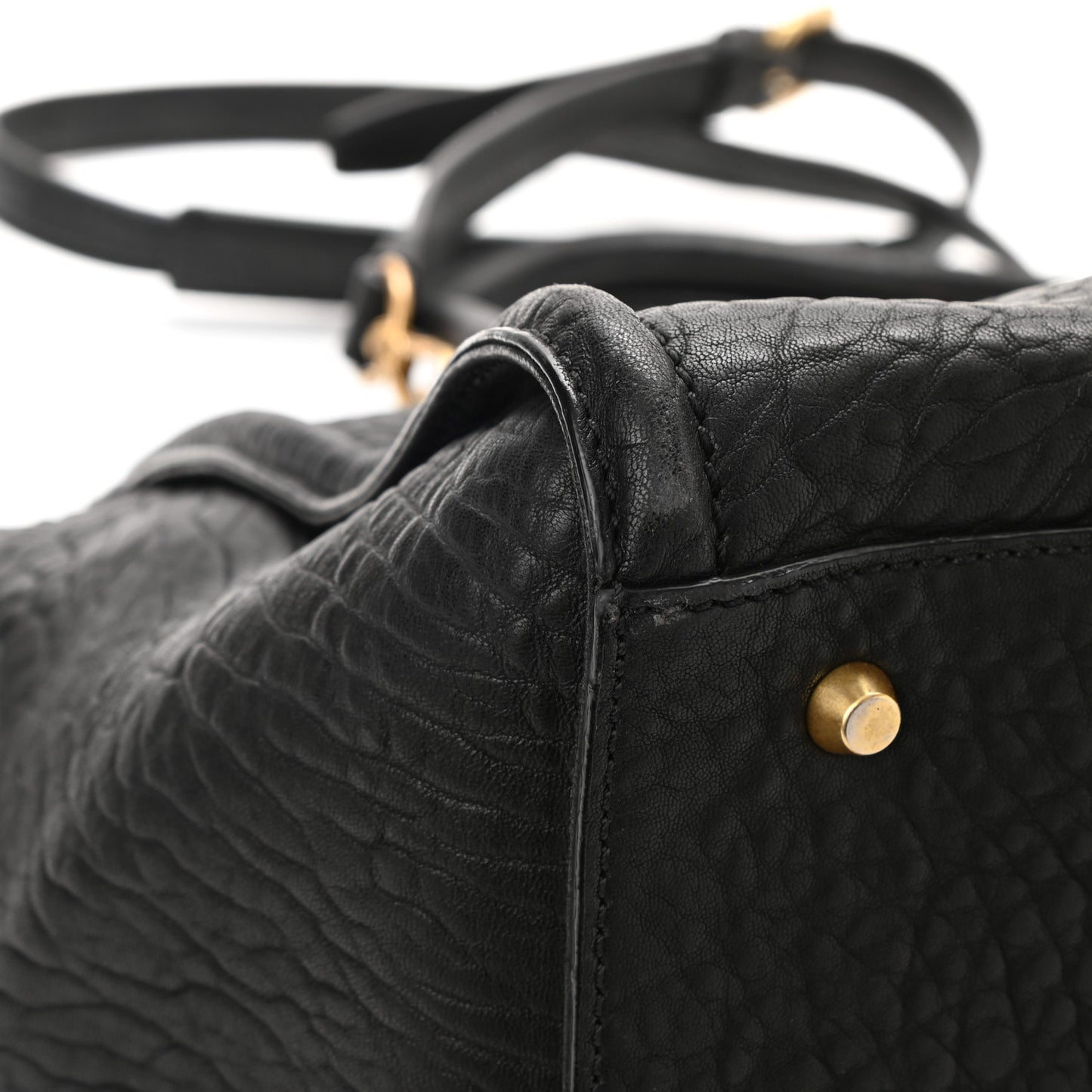 Calfskin Small Kathy Tote Black