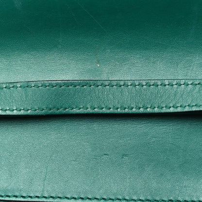 Gucci Calfskin Snakeskin Small Lilith Top Handle Bag Green 11 of 13