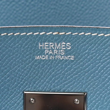 Hermes Epsom Birkin 30 Blue Jean 8 of 10
