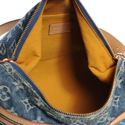 Louis Vuitton Monogram Denim Baggy PM Blue 6 of 8