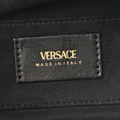 Versace Lambskin Tag Bowling Bag Black 6 of 15