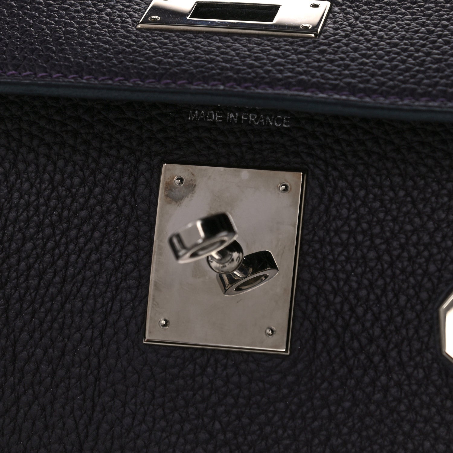 Hermes Togo Kelly Retourne 35 Raisin 12 of 20
