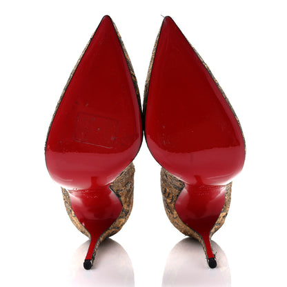Christian Louboutin Brocade So Kate 100 35.5 Bronze 5 of 8