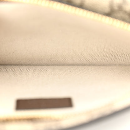 Gucci GG Supreme Monogram Textured Dollar Calfskin Blondie Belt Bag Beige Ebony New Acero 6 of 11