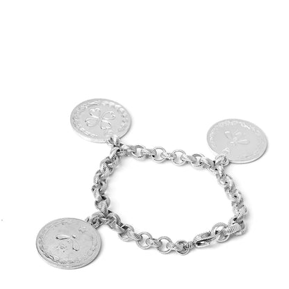 Gucci Sterling Silver Coin Bracelet 3 of 5