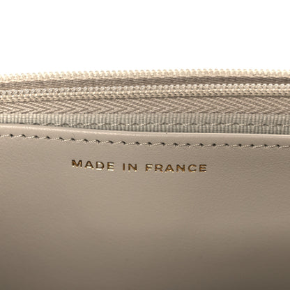 Chanel Lambskin Quilted CC Wallet on Chain WOC Light Beige 7 of 12