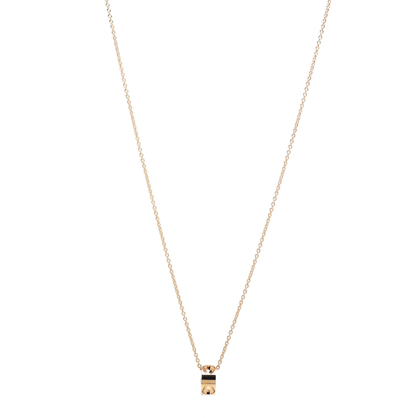 18K Yellow Gold Empreinte Pendant Necklace