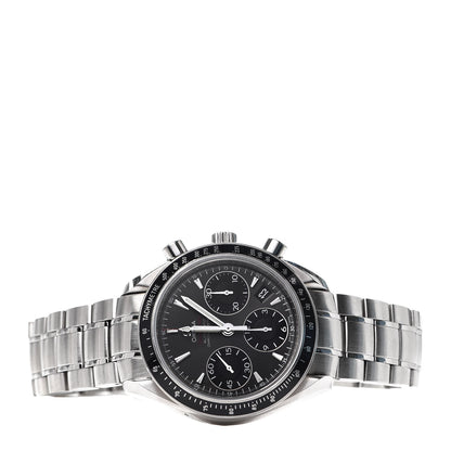Omega Stainless Steel 40mm Speedmaster Date Chronograph Automatic Watch Grey 323.30.40.40.06.001 2 of 7
