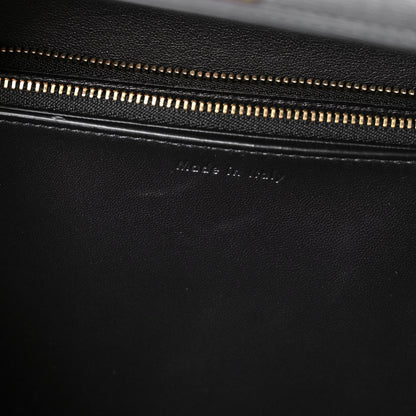 Celine Liege Calfskin Medium Classic Box Flap Bag Black 12 of 12