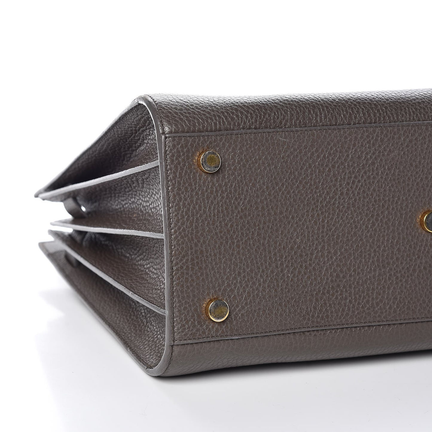 Grained Calfskin Small Sac De Jour Dark Anthracite