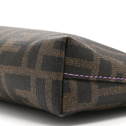 Fendi Zucca Spalmati Pochette Tobacco Viola 10 of 10