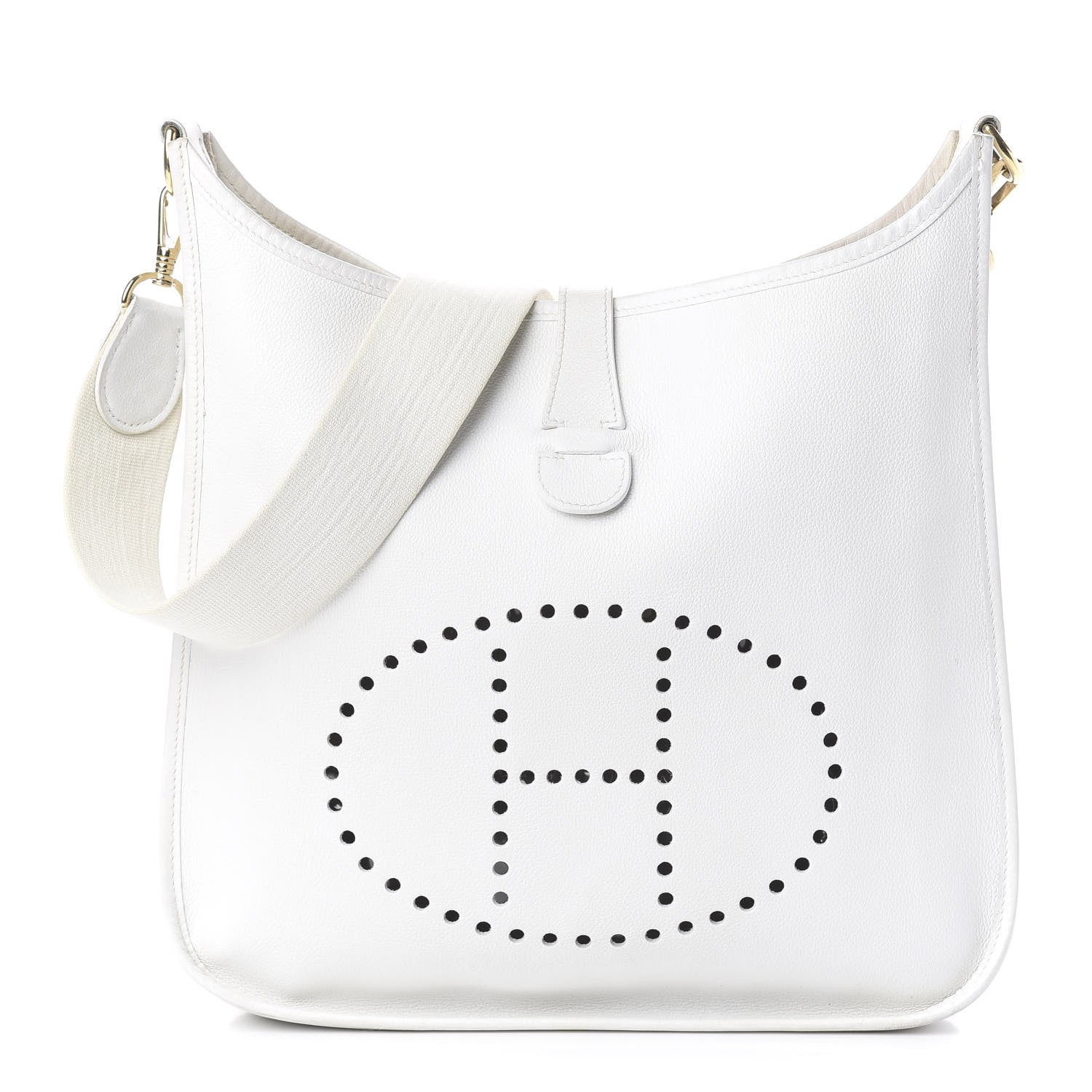 Hermes Gulliver Evelyne GM White 1 of 11