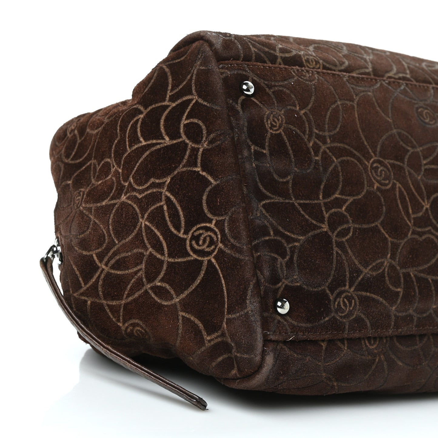 Suede Camellia Bowler Brown