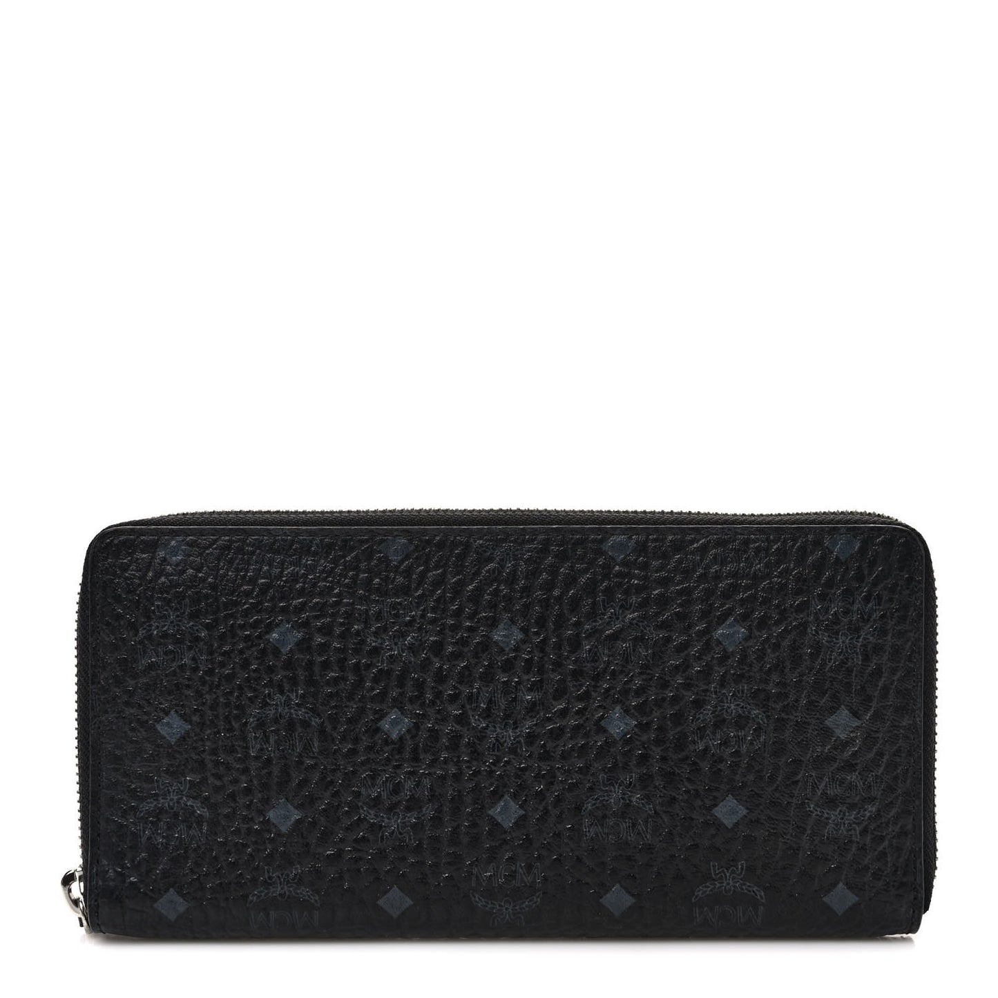 Visetos Large Zip Around Wallet Black