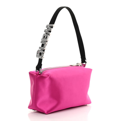 Alexander Wang Satin Crystal Heiress Pouch Pink 3 of 12